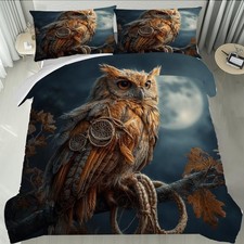 Hemp rope owl duvet - 3d,