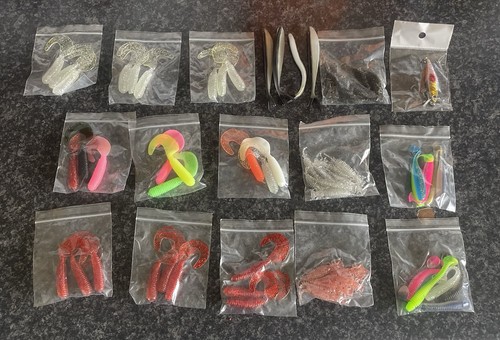 Job lot soft bait lures - soft,