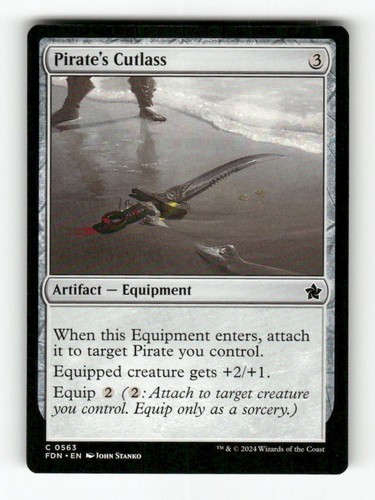 Pirate cutlass foundations - pirate's,