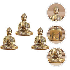 3Pcs Miniature Buddha Decor