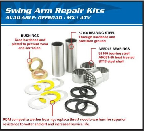 All balls racing swingarm - all,