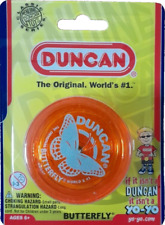 DUNCAN BUTTERFLY YO-YO - THE ORIGINAL WORLDS #1 YOYO - (ORANGE) - BRAND NEW!