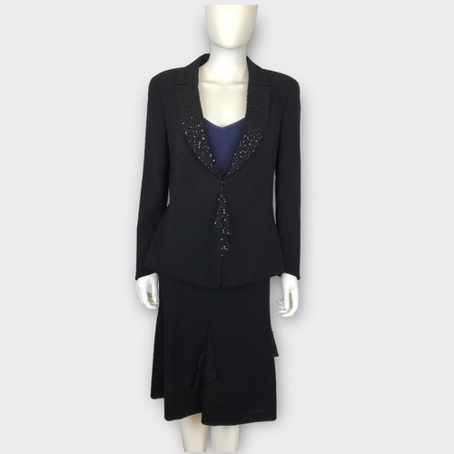 Escada black wool - black, with