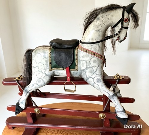 Solid wooden dapple grey - solid,