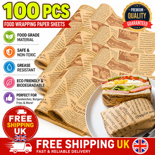 100 sheets greaseproof paper - 100,