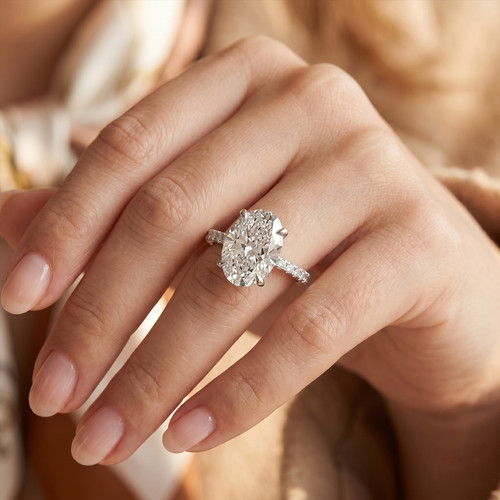14k white gold engagement - white,