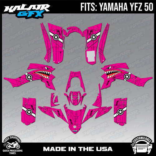 Graphics kit for yamaha yfz - kit,