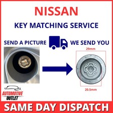 FOR NISSAN JUKE WHEEL NUT KEY