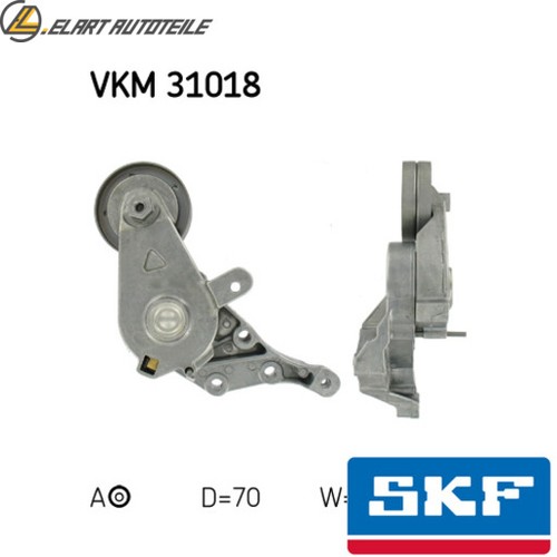 Belt tensioner ribbed - belt, v-ribbed