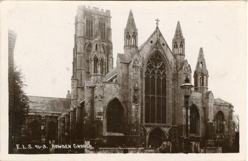 Real photo postcard - of, howden