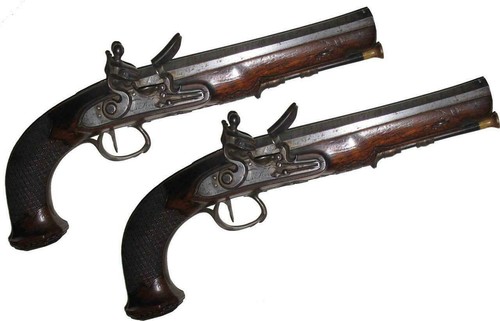 Dueling pistols glossy - pistols,
