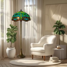 Tiffany Style Dragonfly Floor