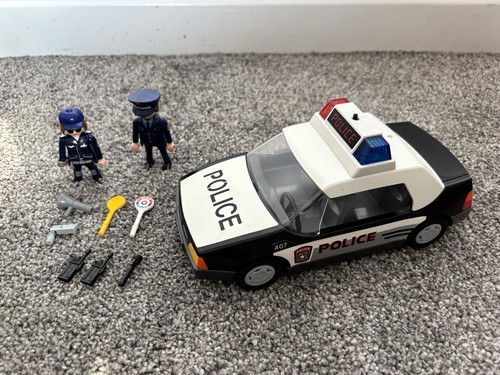 Playmobil police car - playmobil, working