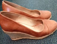 Tan Wedge Heel Russell and