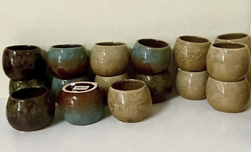 Ceramic pots 5cm tall - 17, x