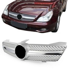 1x Car Silvery Front Bumper