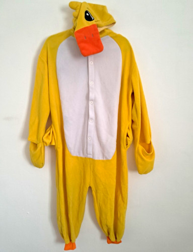 Yellow duck hooded - yellow,