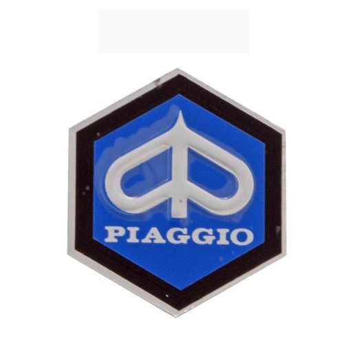 Hexagonal badge piaggio 31 - badge,