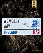 Alex GREENWOOD Signed England Street Sign PROOF/COA!