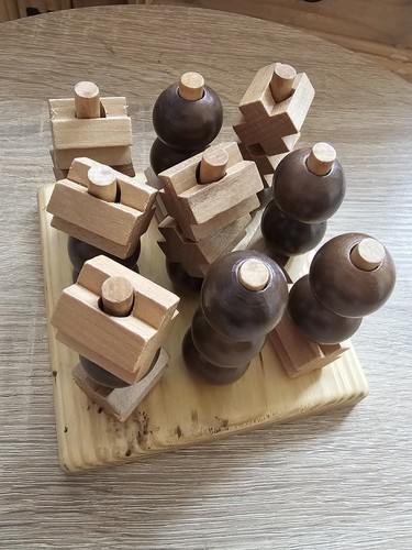 Wooden tic tac - tic-tac-toe, game