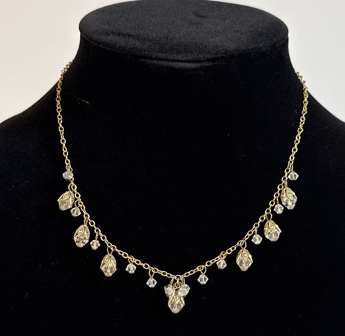 Necklace with crystals - necklace,