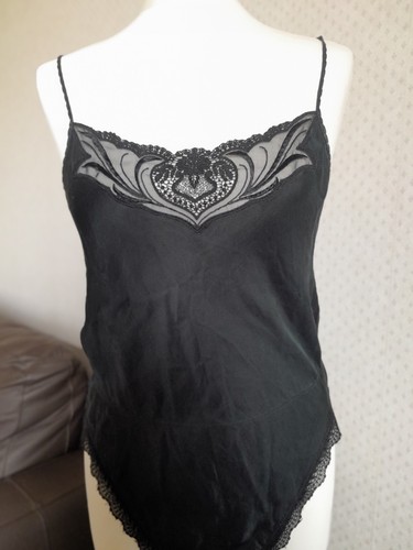 Vintage silk body suit - vintage,