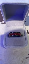 Ruby red and - , hammered