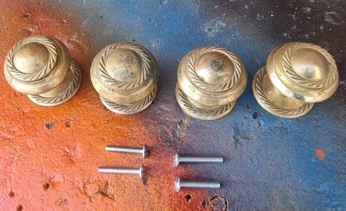 Brass drawer cupboard - 4x,