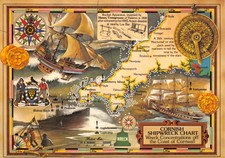 MAP  POSTCARD BRITISH ISLES
