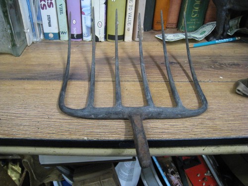 Antique primitive steel - primitive, tine