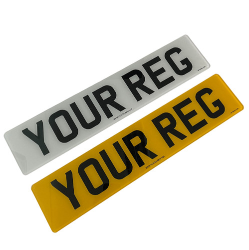 Number plates 100 road mot - 100%, road/mot