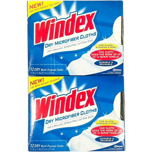 Windex dry microfiber clothes - windex,