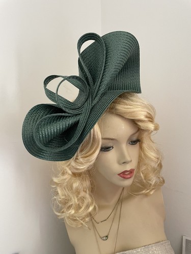 Fascinator sage dark green - fascinator,