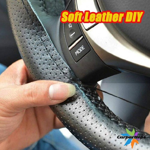 Black diy steering wheel cover - diy,