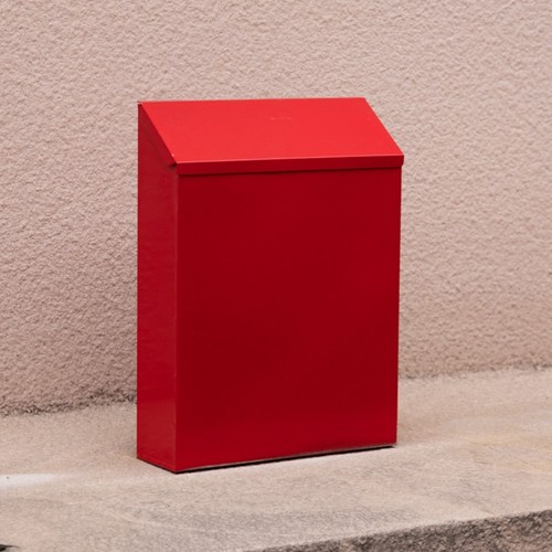 Metal mailbox letter - letter, box