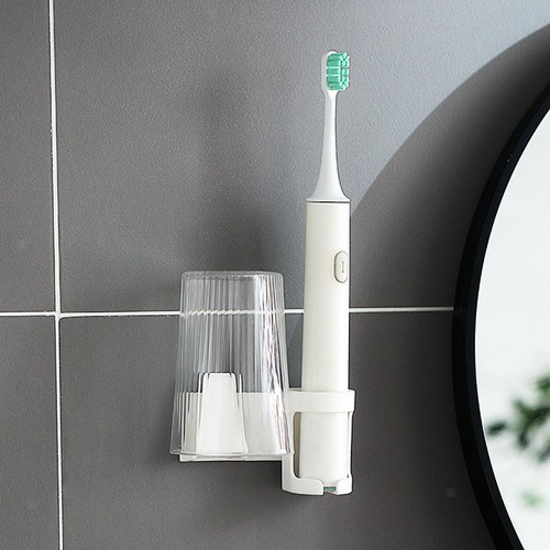 Wall mounted toothbrush - mounted,