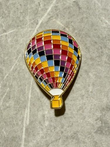 New hot air balloon enamel - new, pin
