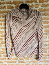 Zara Women's Beige Striped Top