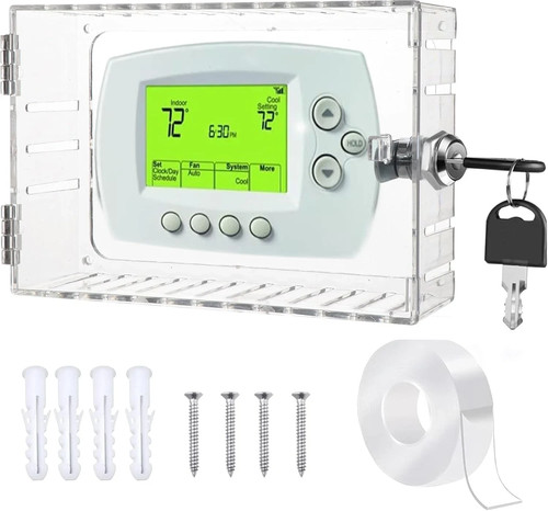 Universal thermostat lock box - thermostat,