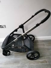 iCandy Orange pram pushchair frame / chassis complete with wheels, basket black