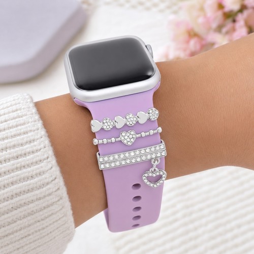 Watch band charms silver - band,