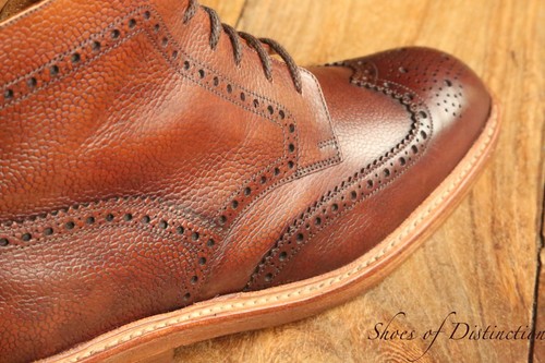 Loake shoemakers burgundy tan - loake,