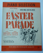 Judy Garland Fred Astaire Easter Parade Piano Selection  Sheet Music 1949