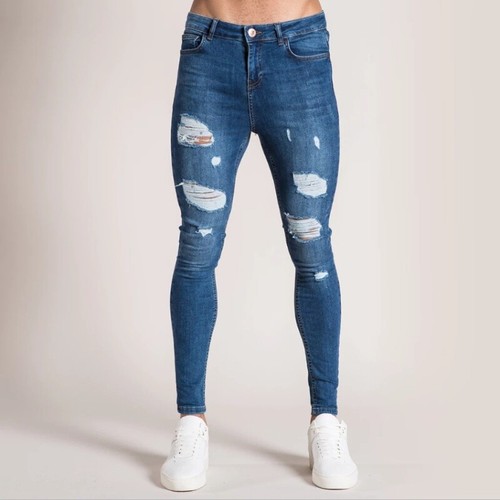 Men casual denim ripped - ripped, jeans