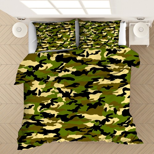 Camouflage army combat quilt - army,