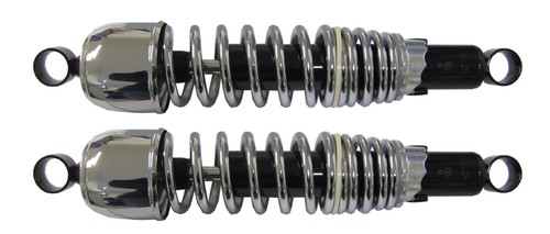 Shock absorbers rear chrome - absorbers,