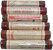 Nepalese Herbal Incense Lord Buddha Goja Jasmine Sandalwood Musk Herbal - 3 Pack