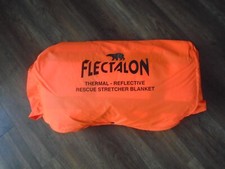 FLECTALON THERMAL REFLECTIVE RESCUE STRETCHER BLANKET BRITISH MILITARY ISSUE