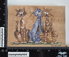 VTG Stamps Happen Kitty Chorus