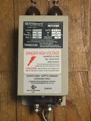 Transco neon transformer - transco,